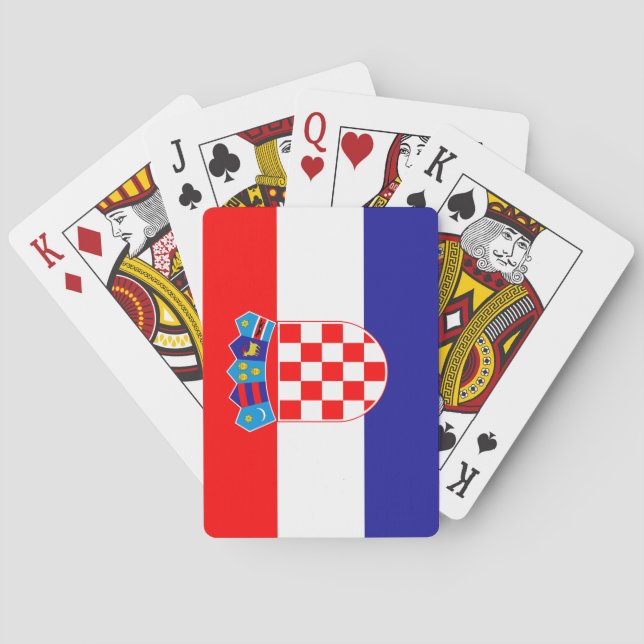 Flag of Croatia Playing Cards (Back)