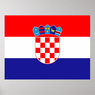 Flag of Croatia Poster