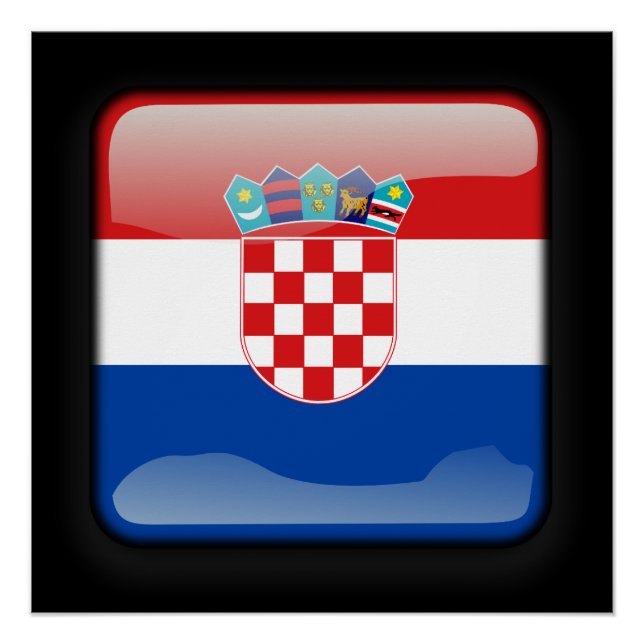 Flag of Croatia Poster (Front)