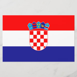 Flag of Croatia Stationery