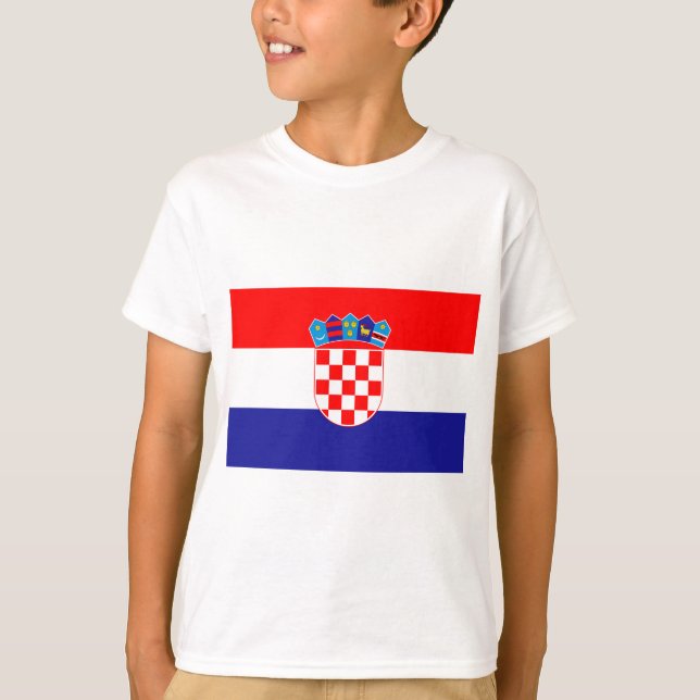 Flag of Croatia T-Shirt (Front)