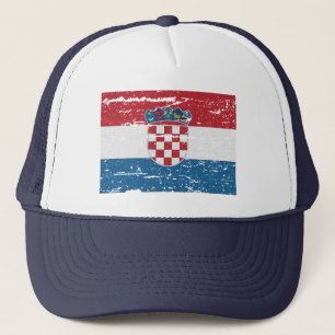 FLAG OF CROATIA TRUCKER HAT
