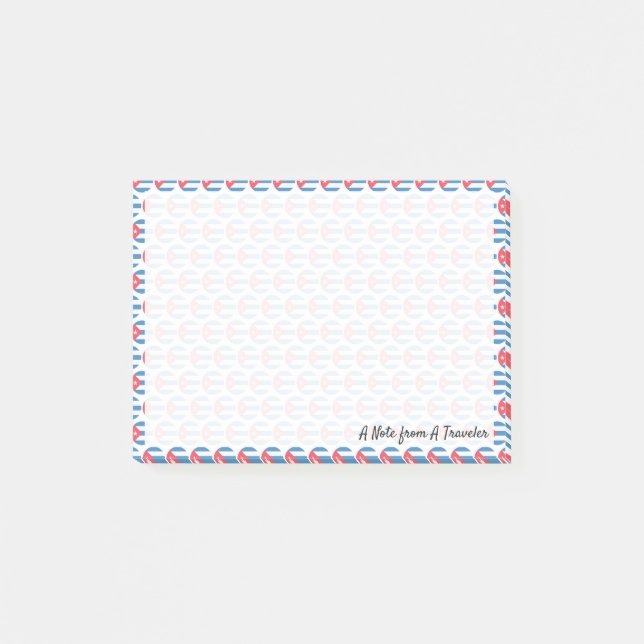 Flag of Cuba Emojis Post-it Notes (Front)