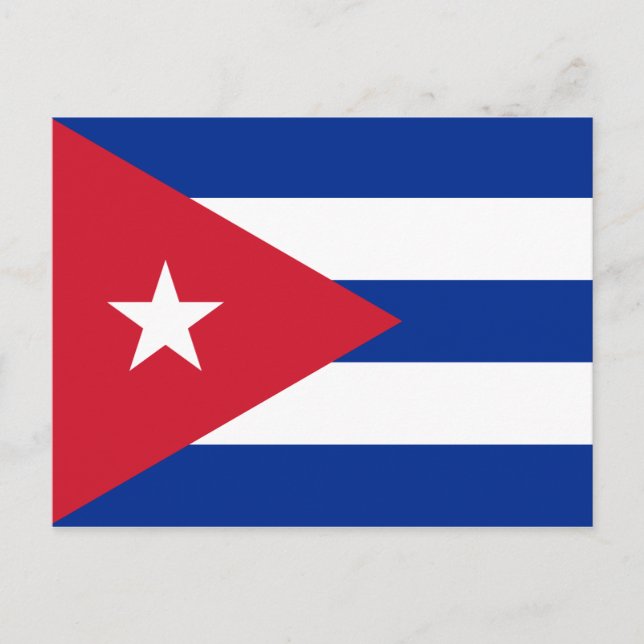Flag of Cuba Postcard (Front)