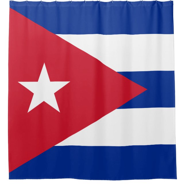 Flag of Cuba Shower Curtain (Front)