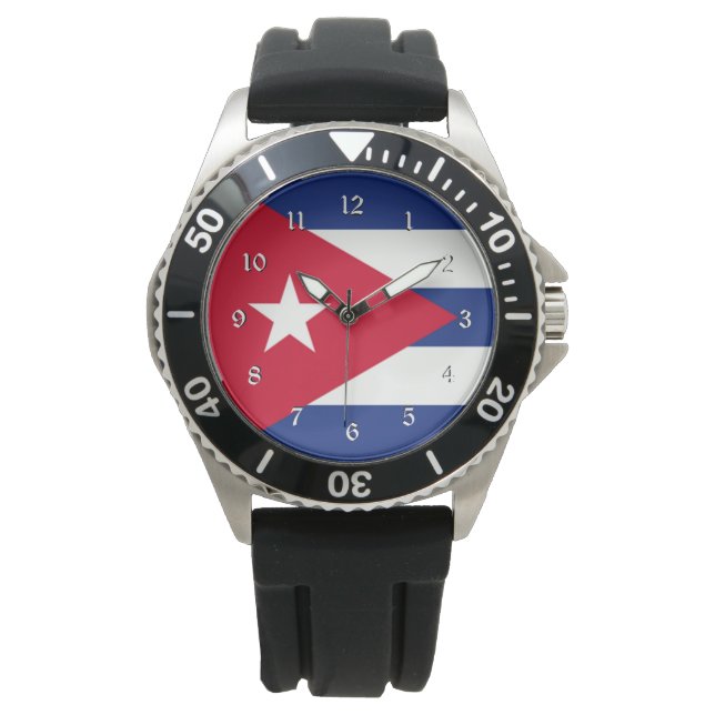 Flag of Cuba Watch (Front)