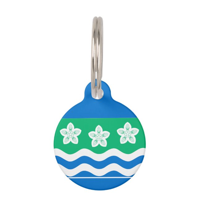 Flag of Cumberland Pet ID Tag (Back)