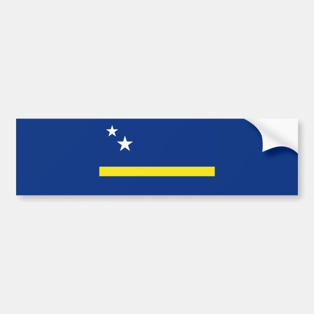 Flag of Curaçao Bumper Sticker (Front)