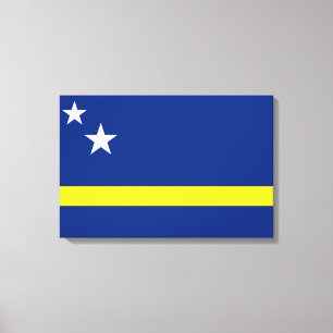 Flag of Curaçao Canvas Print
