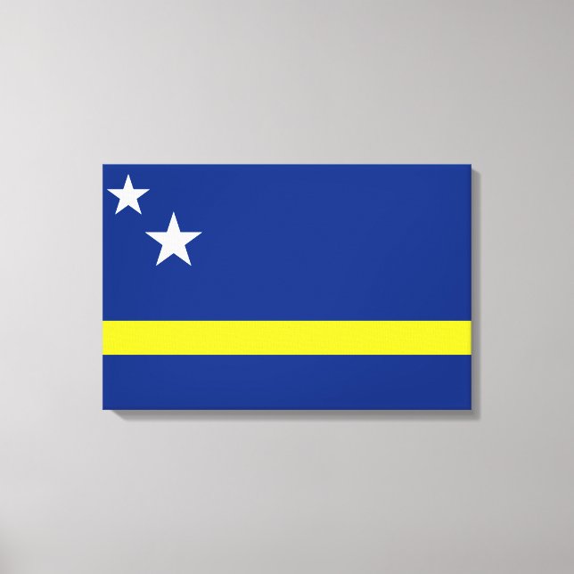 Flag of Curaçao Canvas Print (Front)