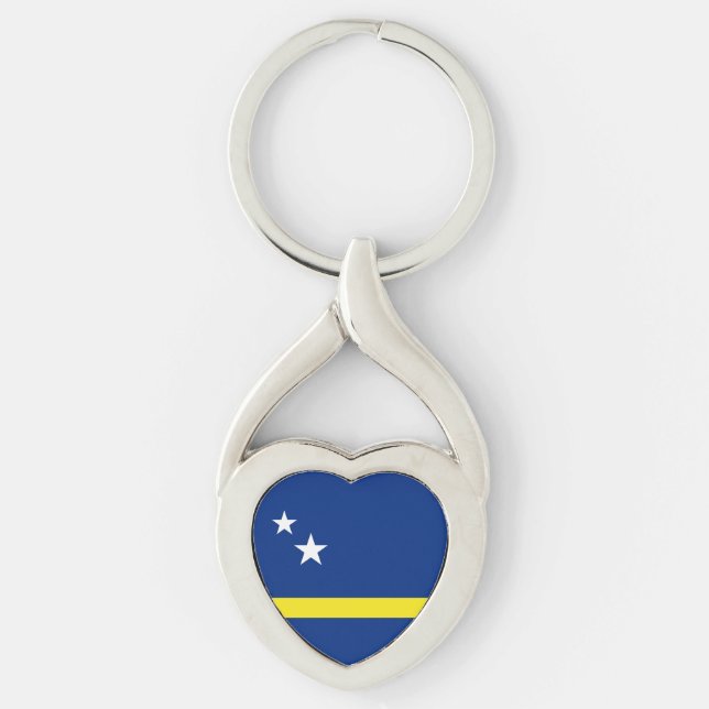 Flag of Curacao Key Ring (Front)