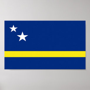 Flag of Curacao Poster