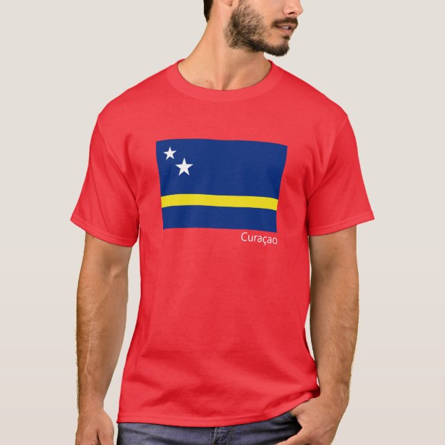 Flag of Curaçao T-Shirt (Front)