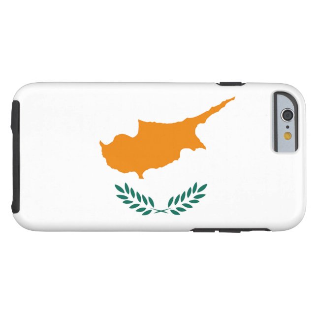 Flag of Cyprus Case-Mate iPhone Case (Back Horizontal)