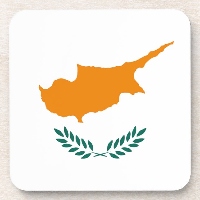 Flag of Cyprus Coaster (Front)