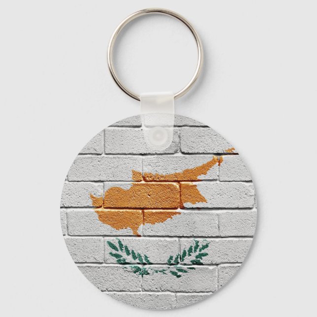 Flag of Cyprus Key Ring (Front)
