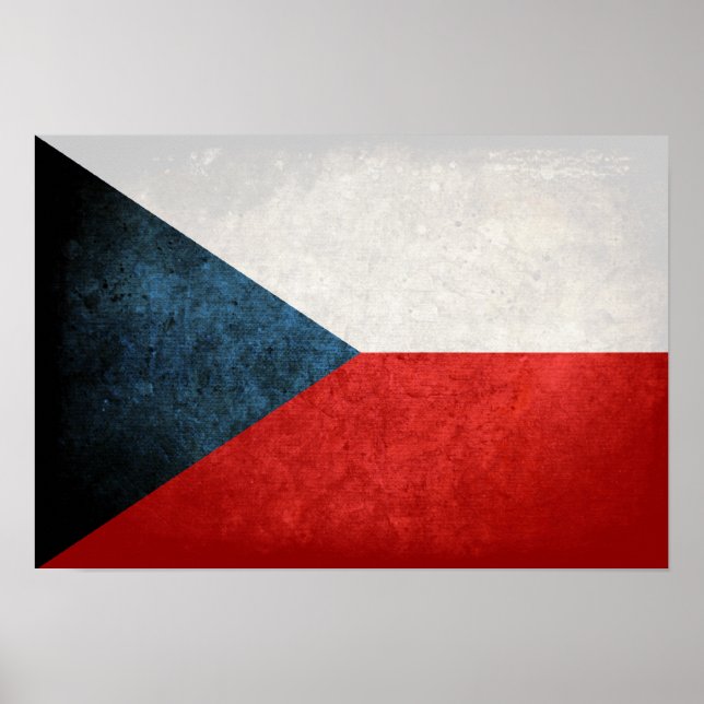 Flag of Czech Republic Poster (Front)