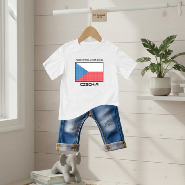 Flag of Czechia Baby T-Shirt (Creator Uploaded)