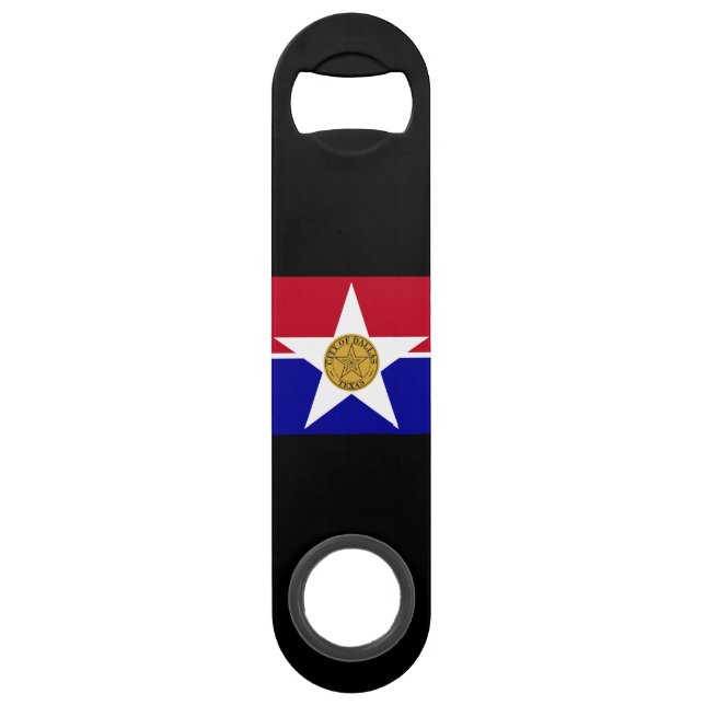 Flag of Dallas, Texas Bar Key (Front)