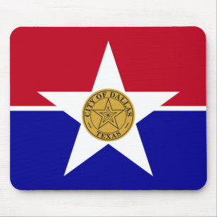 Flag of Dallas (Texas) Mouse Pad