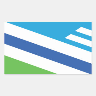 Flag of Dayton, Ohio Rectangular Sticker