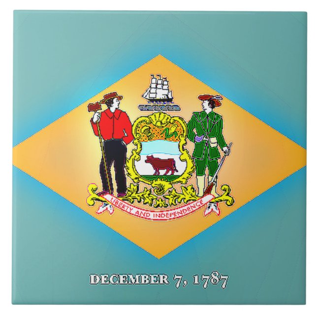 Flag of Delaware Tile (Front)