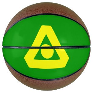 Flag of Delta, province of British Columbia CANADA Basketball