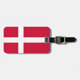Flag of Denmark Easy ID Personal Luggage Tag