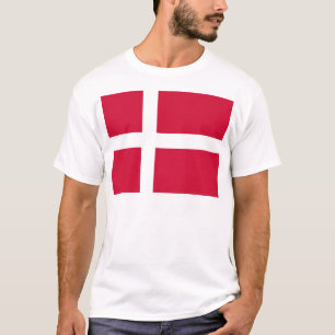 Flag of Denmark or Danish Cloth T-Shirt