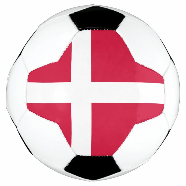 Flag of Denmark Soccer Ball (Front)