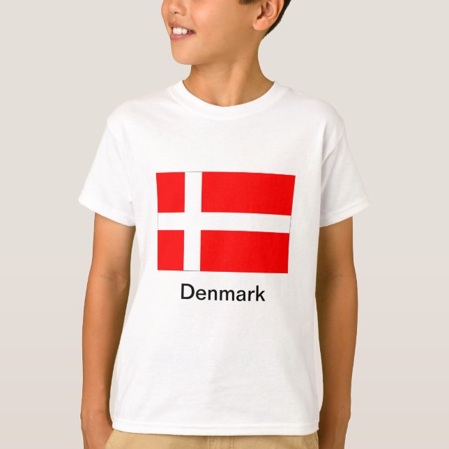 Flag of Denmark T-Shirt (Front)