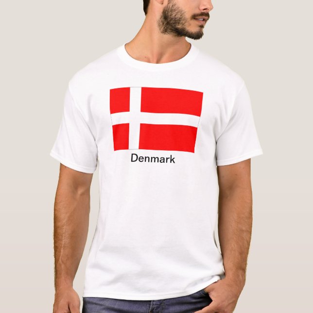 Flag of Denmark T-Shirt (Front)