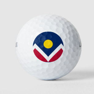 Flag of Denver, Colorado Golf Balls