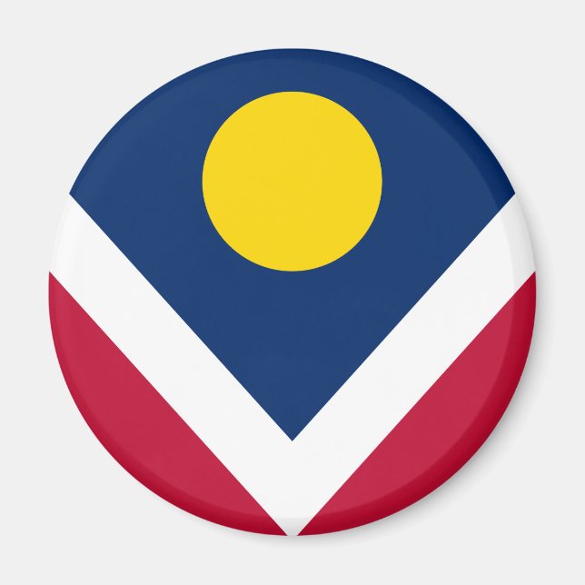 Flag of Denver, Colorado Magnet (Front)
