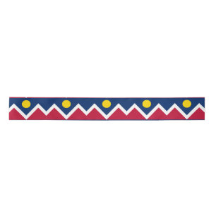 Flag of Denver, Colorado Satin Ribbon