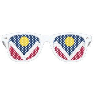 Flag of Denver, Colorado, USA Retro Sunglasses