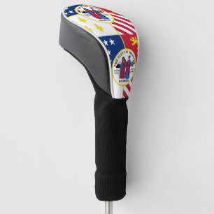 Flag of Detroit, Michigan Golf Head Cover