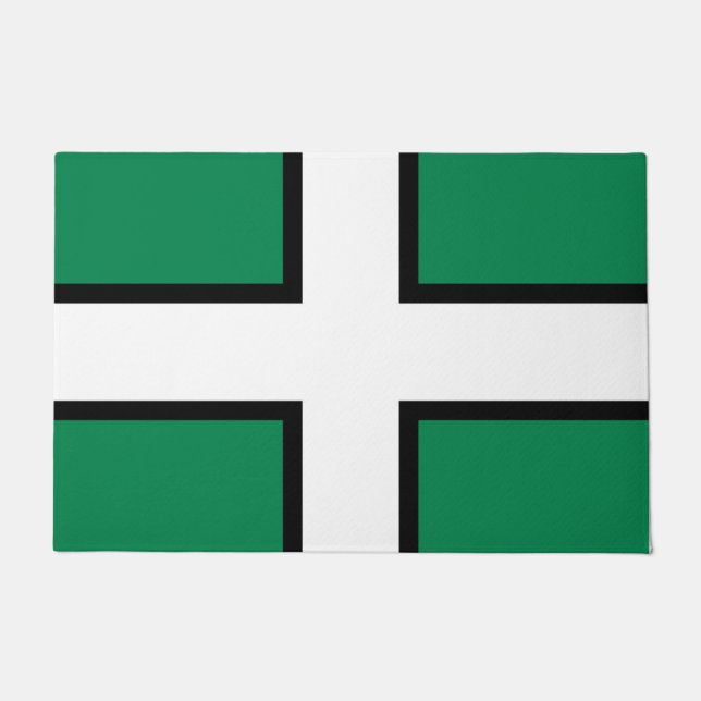 Flag of Devon (UK county) Doormat (Front)