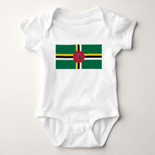 Flag of Dominica Baby Bodysuit