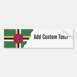 Flag of Dominica Bumper Sticker