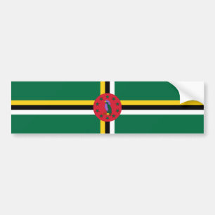 Flag of Dominica Bumper Sticker