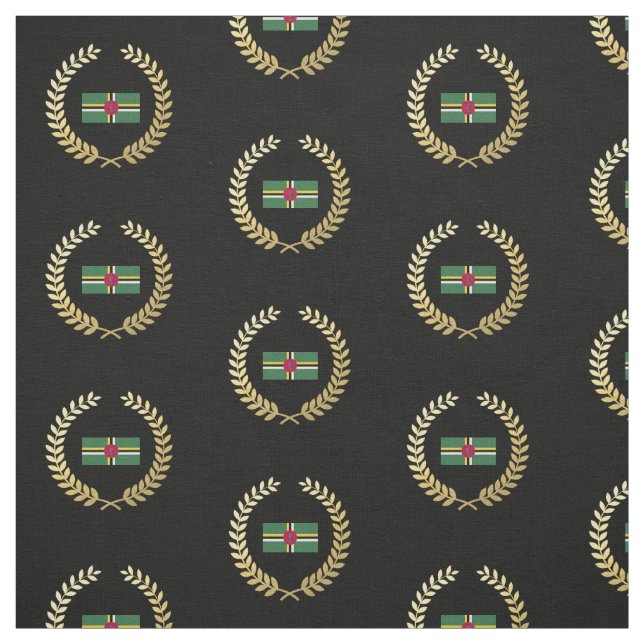 Flag of Dominica Fabric (Swatch)