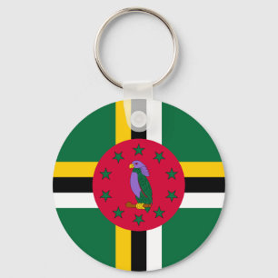 Flag of Dominica Key Ring