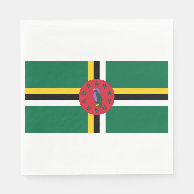 Flag of Dominica Napkin (Front)