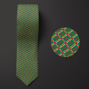 Flag of Dominica Pattern Tie