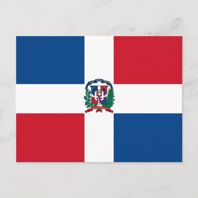 Flag of Dominican Republic Postcard (Front)