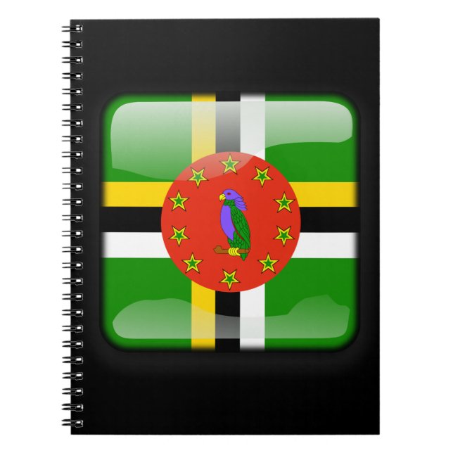 Flag of Dominican Republic Spiral Notebook (Front)