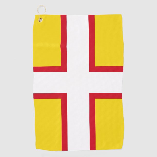 Flag of Dorset  Golf Towel (Front)