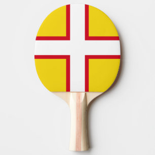 Flag of Dorset Ping Pong Paddle