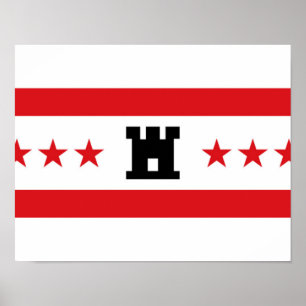 Flag of Drenthe Poster